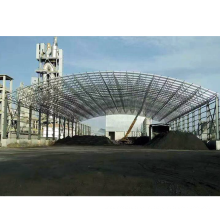 Estructura de marco espacial de acero de gran amplio almacén de cemento de cemento